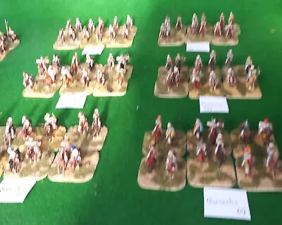 12 X 15mm Painted Moghul Indian Qwirali Light Cavalry Archers • $26.53