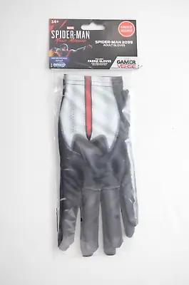 Marvel Spiderman 2099 Adult Gloves Black Red One Size Fits Most New • $11