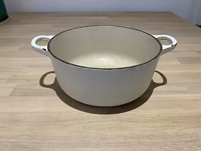 Le Creuset Cast Iron Casserole Dish 20cm White #3 • £35