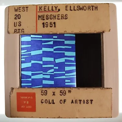 Ellsworth Kelly Meschers 1951 Art 35mm Glass Slide • $20