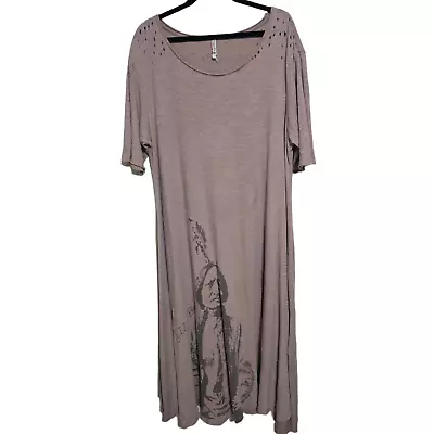 Magnolia Pearl OS/Pink Mauve Collectors Preston Tee Shirt Dress Sitting Bull • $389.99