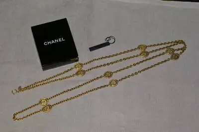 Unused   Rare   Chanel   Vintage   Necklace   Chain Belt • $1281.05