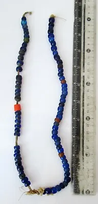 Antique Nagaland Tribal Glass Bead Necklace • $150