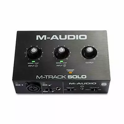 M-Audio M-Track Solo USB Audio Interface For Recording Streaming • £30