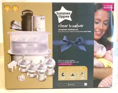 £46 • Buy New Tommee Tippee Closer To Nature White Complete Feeding Set White