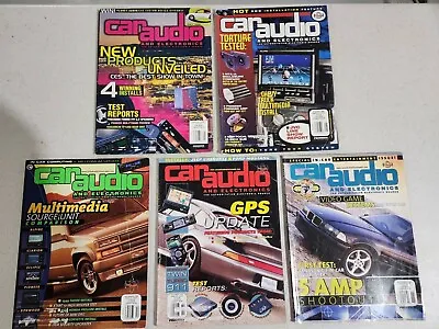 (Lot Of 5) Car Audio And Electronics Magazine Year 1999 Mixed Lot Old School • $59.95