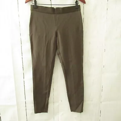J Crew Pixie Pants 10 Olive Green Ankle Crop Rear Zipper • $16.99