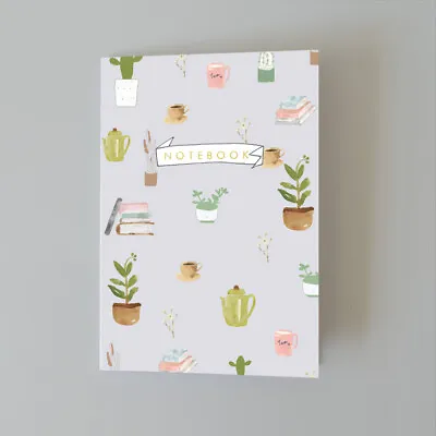$25 • Buy A5 Bullet Dot Grid Journal Notebook 80 Thick Pages Plants And Coffee AUS Made