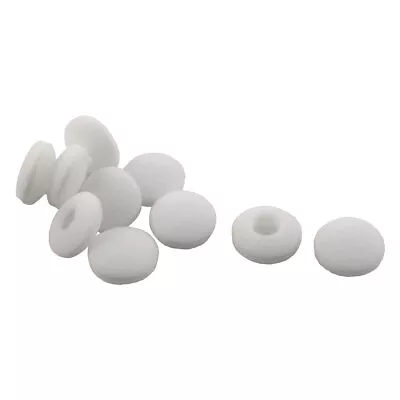 Sponge Earphone Headset Earbud Covers Cushions Pad Protector White 10 Pcs • £4.37