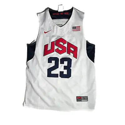Usa #23 Kyrie Irving Basketball Jersey - Size L - Nike *2012 Olympics* • $39.99