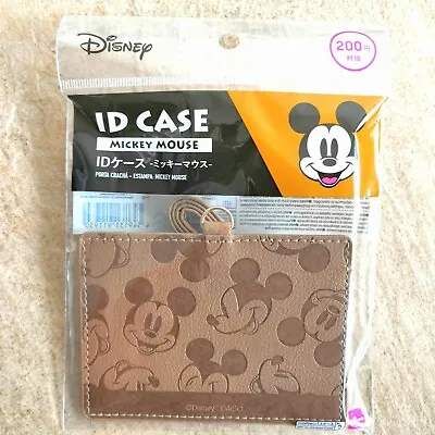 Walt Disney Mickey Mouse Identity Lanyard Business Card Holder ID Badge Japan • $15.74