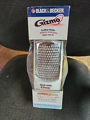 Black & Decker Electric Grater Gizmo Cordless GG200 Grate Cheese Shave Chocolate • $15