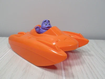 $19.99 • Buy McDonald's Vintage 2000 Made Brazil Grimace In Boat Speedboat Orange On Wheels