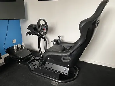 £500 • Buy RSeat RS1 Race Simulator Seat Frame + G29 Logitech Steering Wheel Set