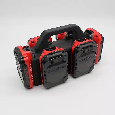 Craftsman 20 Volt 6 Battery Carrying Holder Batteries Not Included • $34.99