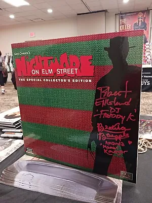 A NIGHTMARE ON ELM STREET: Laser Disc Signed By Robert England & Beatrice Boepp • $900