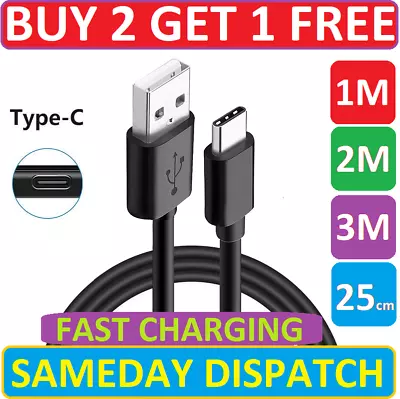 For Samsung Galaxy Tab A A8 S8 Tablet Type-C Fast Charging Sync Charger Cable • £2.49