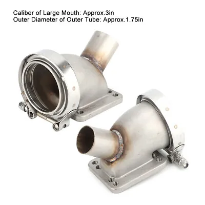 Car 3in V Band 90 Degree T3/T4 Turbo Elbow Adapter With Flange And Clamp • $113.98