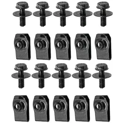 10Pcs Clips Splash Guard Fastener Undertray U-clamp Holder Gearbox Cover  Car • $7.81