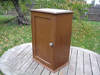 Antique Primitive Cupboard Cabinet With Shelves - Hand Cut Dovetails • $80