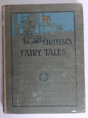 Antique Fairy Tales By The Grimm Brothers McLoughlin Bros. Hardcover • $29.95