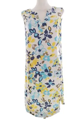 Ladies M&S Linen Mix Midi Dress Cotton Holiday Marks And Spencer 6-24 Summer • £19.99