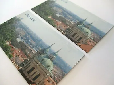 $9.86 • Buy Prague Magnets Set Of 2 Magnets Majestic View Czech Republic Bohemia  #4g