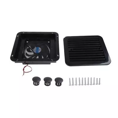 12V Fridge Vent With Fan For RV Trailer Caravan Side Air Strong Wind Exhaust • $48.48