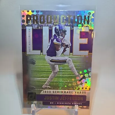 2023 Panini Donruss Justin Jefferson Production Line #PDL-12 Minnesota Vikings • $1.87