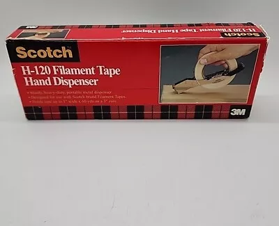 Vintage Metal Scotch Filament/Masking Tape Hand Dispenser Model H-120 • $25