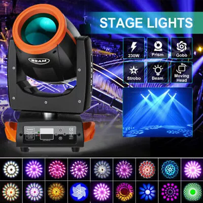 230W 7R Beam Zoom Sharpy 16Prism Stage Lighting Moving Head Light DMX DJ Party • $246.99