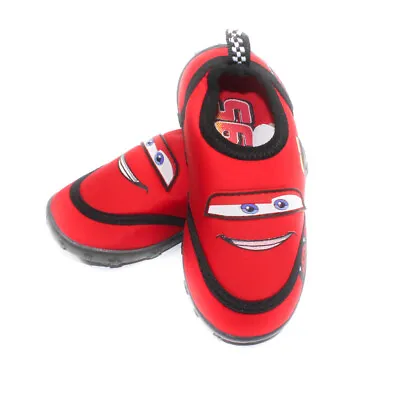 Boys Cars Aqua Shoes Kids Beach Water Swim Pool Socks Rubber Sole Size 6 - 11 • £7.99