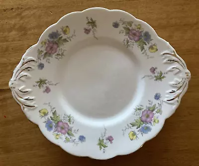 Vintage Salisbury Bone China Cake Plate Pattern # 1857 Made In England • $20