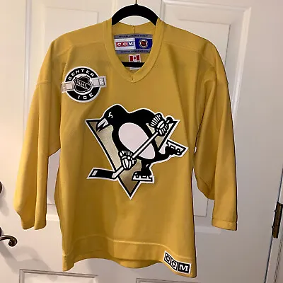 $40 • Buy Pittsburgh Penguins CCM Center Ice Practice Jersey Youth L/XL