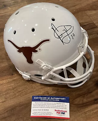 Vince Young Autographed Texas Longhorns Full Sized Signed Helmet Psa/dna Coa • $249.99