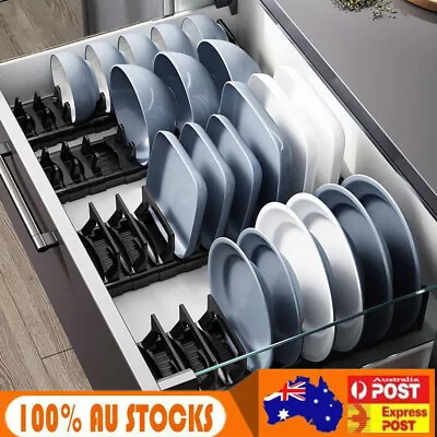 Kitchen Storage Rack Dish Bowl Drying Rack Drainer Organiser Cup Plates Shelves • $17.95