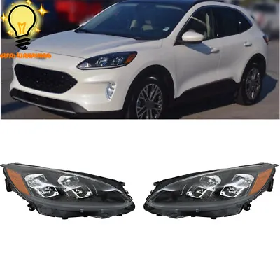 Left&Right Side LED Headlight W/ DRL For Ford Escape 2020-2021 Headlamp Assembly • $749.23