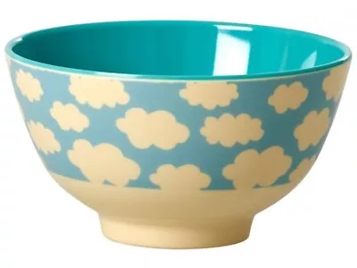 RICE Melamine Small Bowl In Blue Cloud Print • £5.50