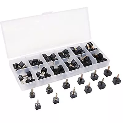 Luakesa 24 Pairs High Heel Tips Womens Shoes Tips Repair Kit 6 Size 8/9/10/11 • $14.46