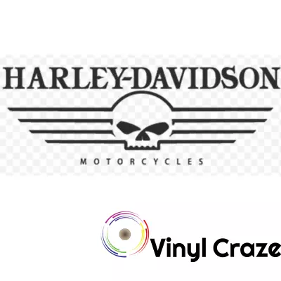 Fits Harley Motorcycles Davidson Willie G Skull ANY Color Vinyl Decal FREE SHIP! • $7.49