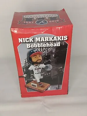 Atlanta Braves Nick Markakis Bobblehead Turner Field Final Season SGA New • $29.99