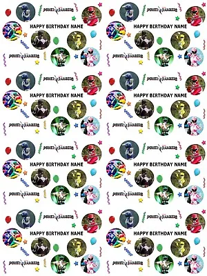 Power Rangers Personalised Birthday Gift Wrapping Paper 3 Designs ADD NAME • £4.19