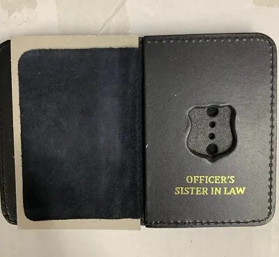 £12.28 • Buy New York City  Police Officer Sister In Law  Mini Shield  -ID Wallet - 2019