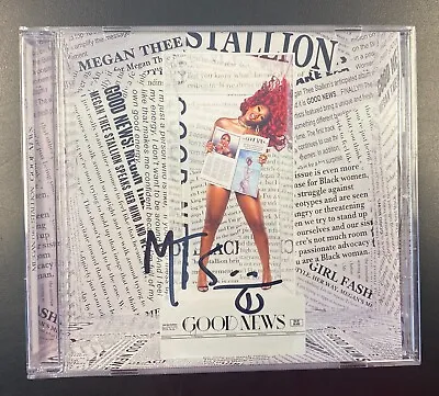 Megan Thee Stallion Good News CD With Signed Card Autographed • $14.99