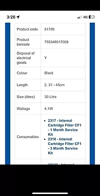 30 Interpet Fish Pod Tank + Extras • £115