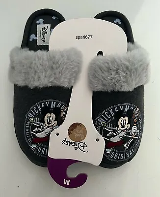 £10.99 • Buy New Disney Mickey Mouse Ladies Women Slipper Cosy Indoor Footlet Slip On Primark