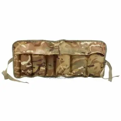 British Army Wash Kit Utility Tool Roll - MTP Multicam Survival Storage Pouch • £12.95