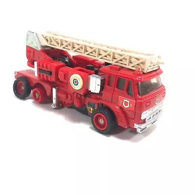 Vintage INFERNO G1 FIRE TRUCK TRANSFORMERS TAKARA HASBRO 1980 1982 JAPAN • $15.99