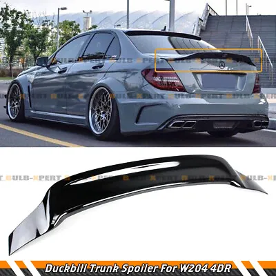 For 08-14 Mercedes Benz W204 C250 C300 C63 Rt Style Duckbill Trunk Spoiler Wing • $84.99