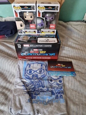 £50 • Buy Funko Pop Marvel Collector Corps Box Ant-Man & Wasp Quantumania / T-Shirt XS